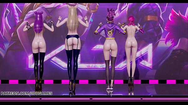 [MMD] LAYSHA – Chocolate Cream Hot Naked Kpop Dance Ahri Akali Kaisa Evelynn KDA League of Legends Uncensored Hentai