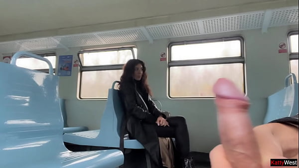 Stranger Helped Me Cum On Public Train And Walks Around Carriages With Cum On Face – CUMWALK