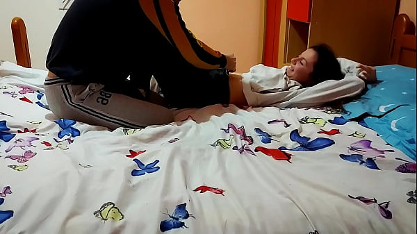 Home sex of a young couple – beautiful moans