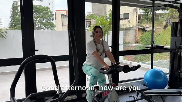 Petite blonde convinces stranger at gym to come to her place and fucks him till creampie in her hairy pussy! Liatovar